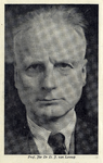 105516 Portret van Jhr. D.J. van Lennep, geboren 1896, hoogleraar in de psychologie aan de Utrechtse universiteit ...